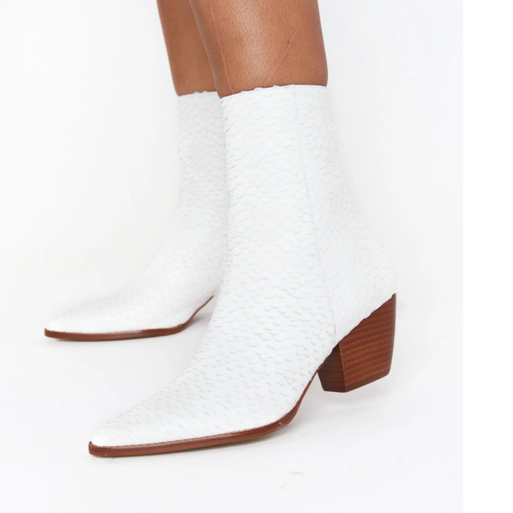 Matisse Katy leather Croc Bootie